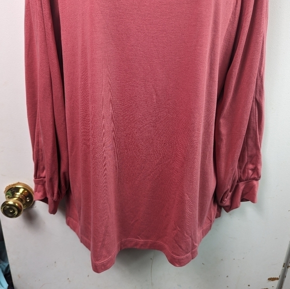 Loft Cold Shoulder Long Sleeve Top Sz XL - Picture 4 of 11